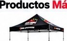 Vista de una carpa promocional